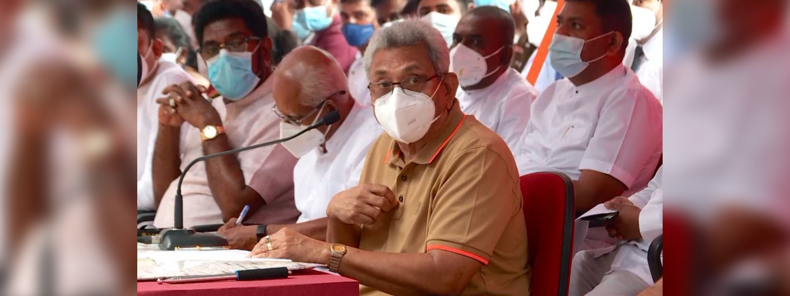 දැන් දෙන්නේ එන්නත... - ජනපති