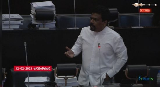 ''ඔහොම හැසිරෙන්න එපා'' - අනුර කුමාර 