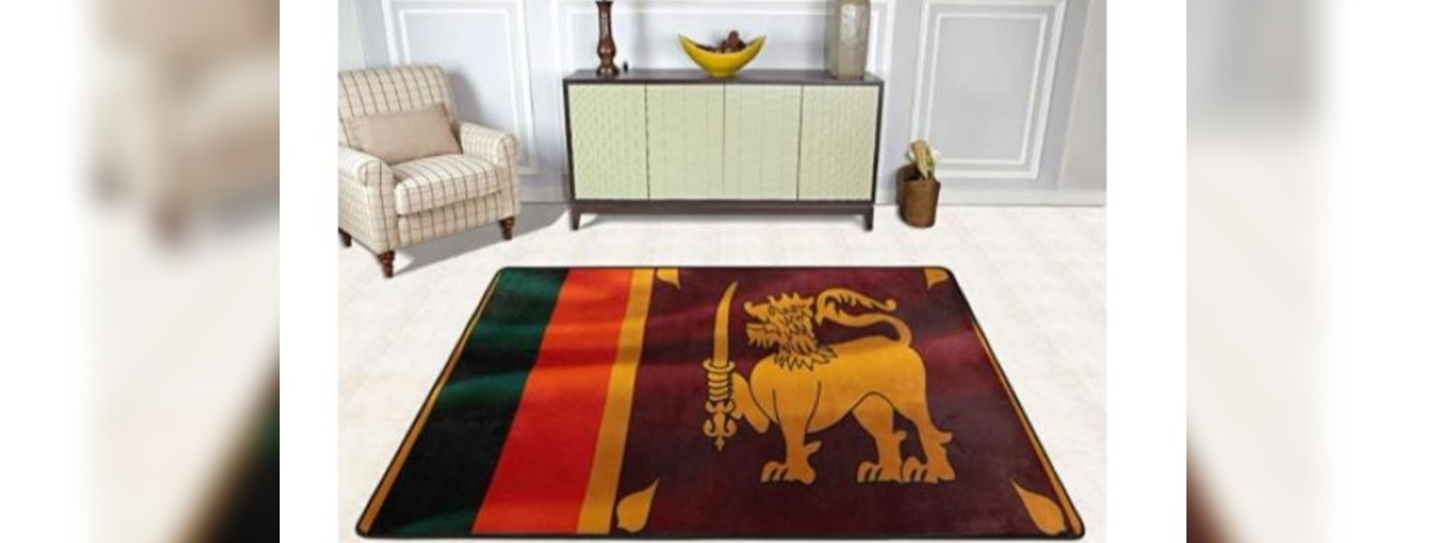 ශ්‍රී ලංකා ධජය සහිත පාපිසි අලෙවි දැන්වීම ඉවතට 