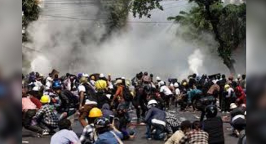 මියන්මාරයේ විරෝධතා අතරතුර තවත් 38ක් මරුට
