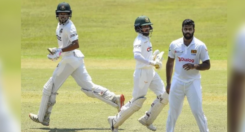 ලකුණු 450 පසු කළ බංග්ලාදේශයෙන් ශතක 2ක්: ශ්රී ලංකාව තවත් අමාරුවේ වැටෙයි..