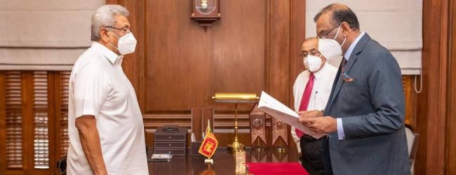 සංජේ රාජරත්නම් නව නීතිපති ලෙස දිවුරුම් දෙයි