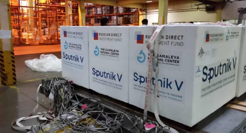 ස්පුට්නික් එන්නත් මාත්‍රා 65,000ක් දිවයිනට