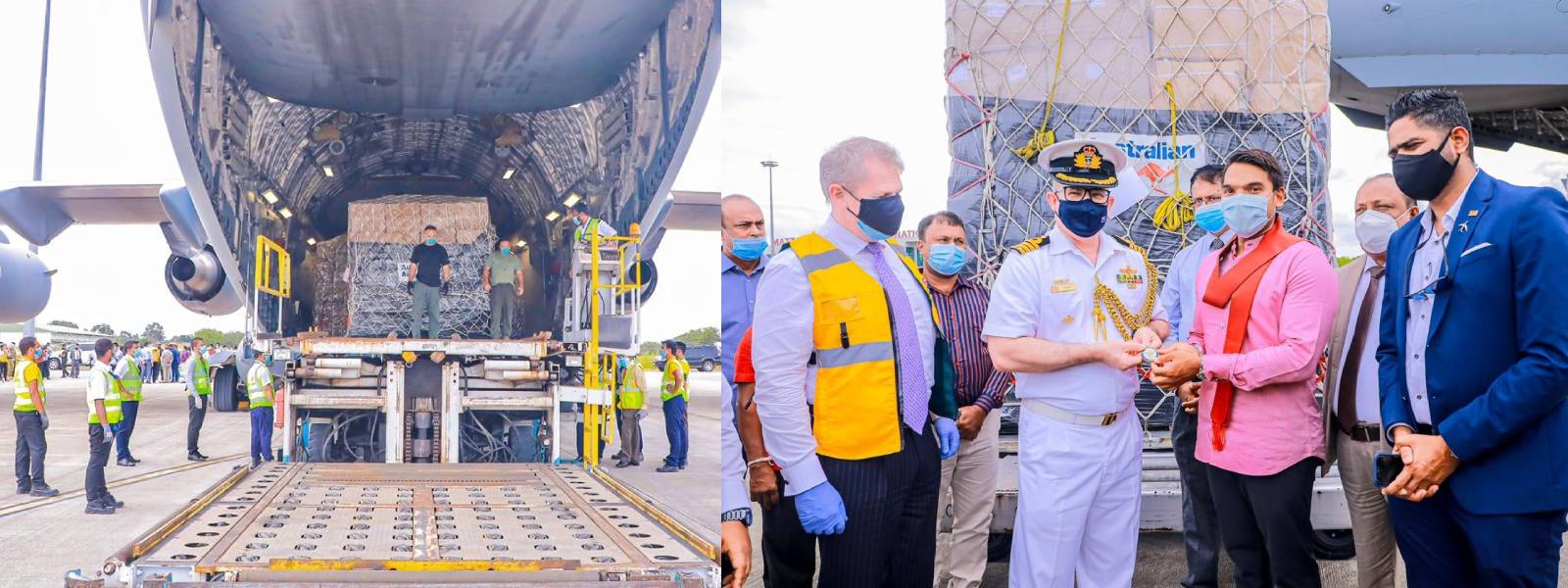 ඔස්ට්‍රේලියාවෙන් ශ්‍රී ලංකාවට සෞඛ්‍යාධාර තොගයක් 