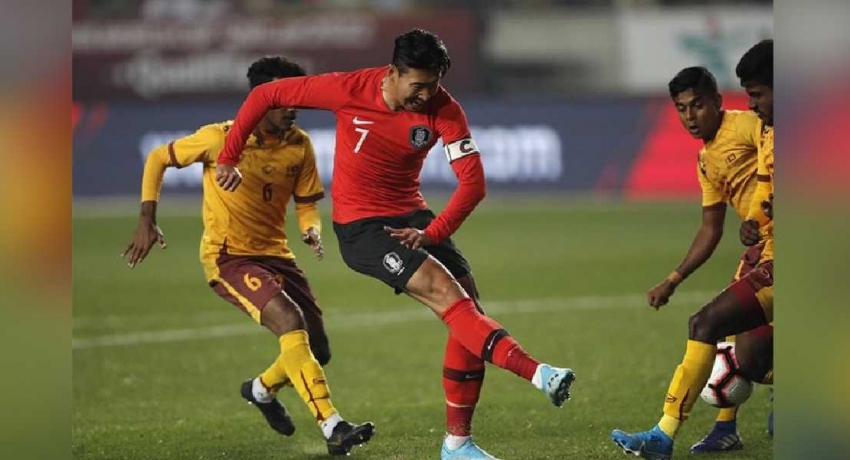 ලෝක කුසලානයට සුදුසුකම් ලැබීමේ පාපන්දු තරග: ශ්රී ලංකාව පැරදූ දකුණු කොරියාවට ජය