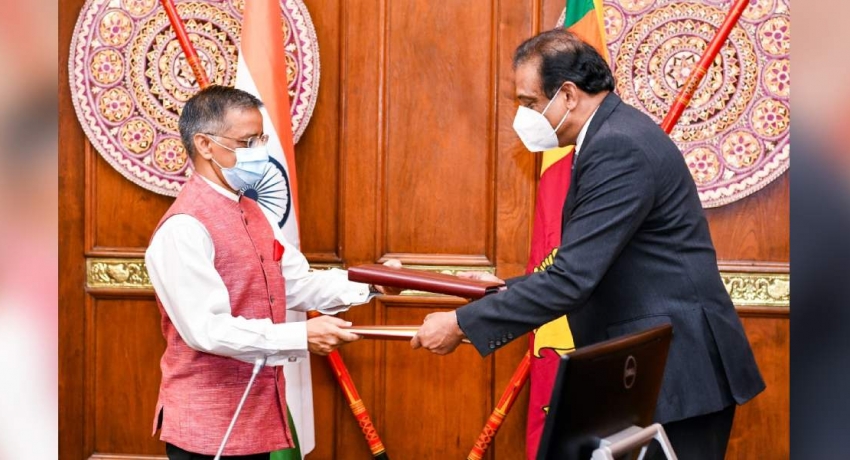 ඉන්දියාව සහ ශ්රී ලංකාව අමෙරිකානු ඩොලර් මිලියන 100ක ණය සම්මුති ගිවිසුමකට අත්සන් කෙරේ