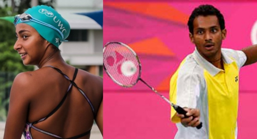 බැඩ්මින්ටන් ක්රීඩක නිලූක සහ පිහිනුම් ක්රීඩිකා අනිකා ගෆූර් අද ඔලිම්පික් තරග බිමට..