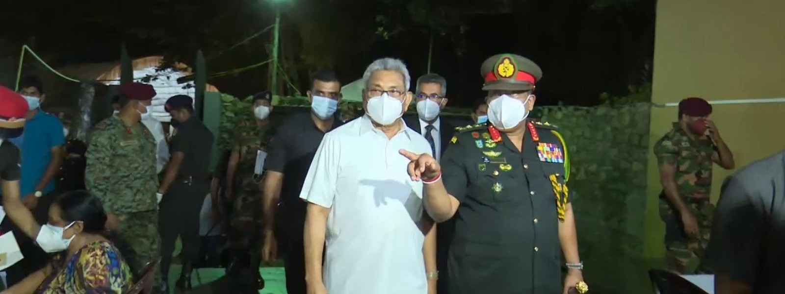  එන්නත්කරණ මධ්‍යස්ථානයක් ජනපතිගේ නිරීක්ෂණයට   