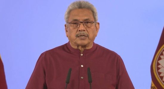 ජනපති ජාතිය අමතා සිදු කළ ප්‍රකාශය 