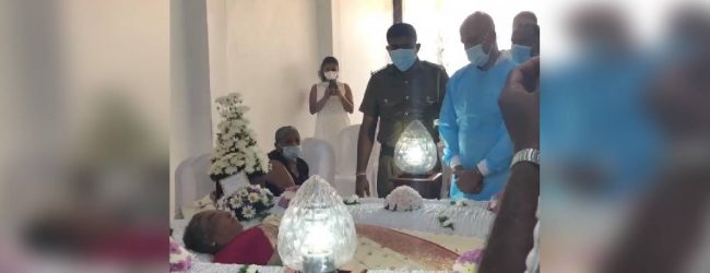රන්ජන් දැඩි ආරක්ෂාව මැද අවමංගල්‍ය උත්සවයකට