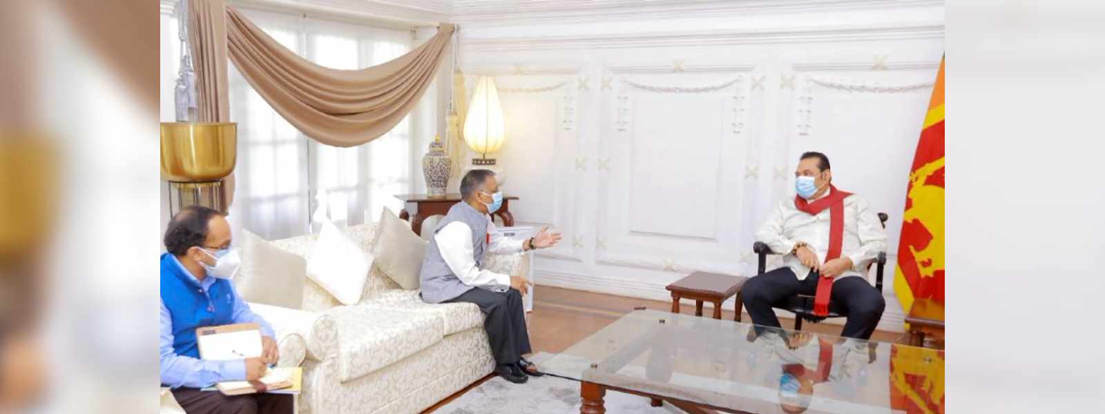 අගමැති මහින්ද හා ඉන්දීය මහකොමසාරිස් අතර හමුවක් .. 