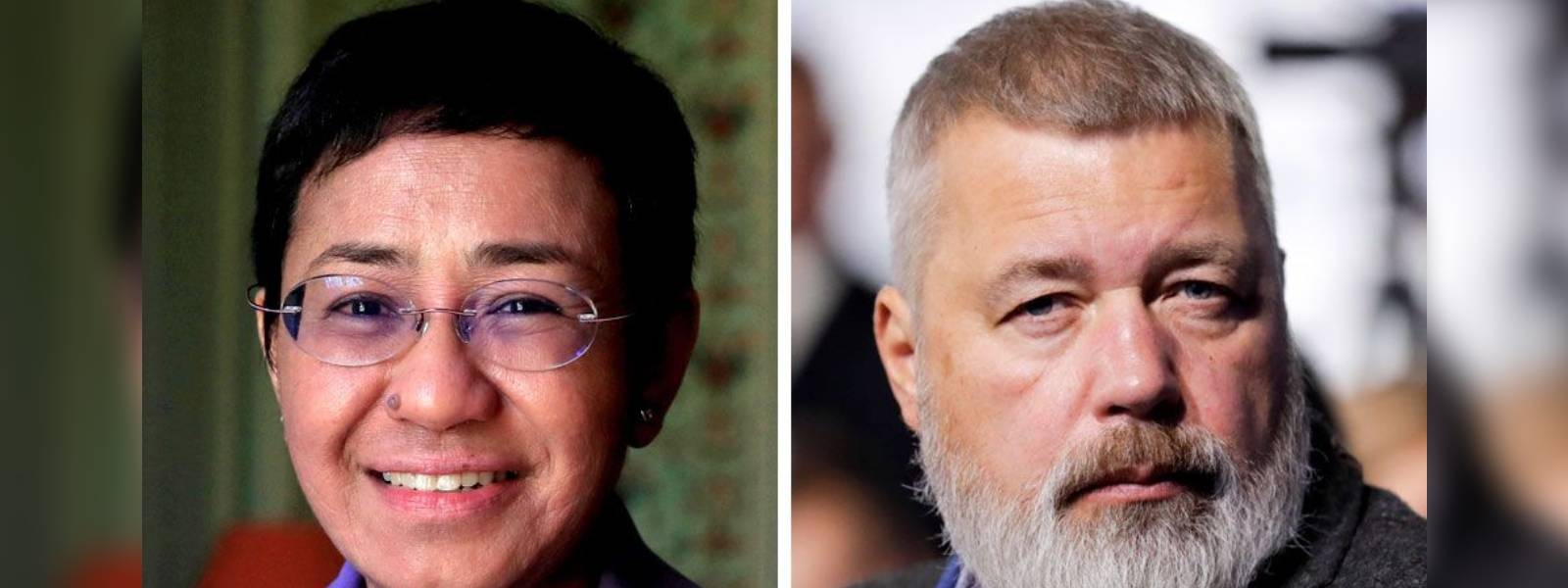 මෙවර නොබෙල් සාම ත්‍යාගය මාධ්‍යවේදීන් දෙදෙනකුට