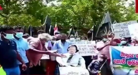 රට පුරා අද(16)ත් පොහොර විරෝධතා...(VIDEO)