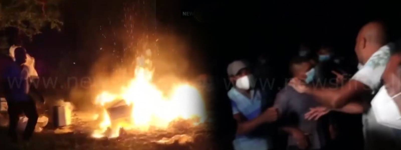 කසල තේ තොගයක් නිසා උණුසුම් වූ එප්පාවල...