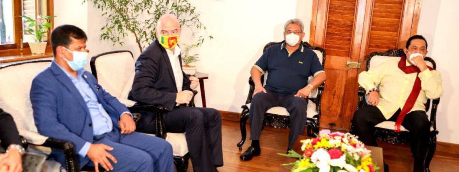 FIFA සභාපති ජනපති සහ අගමැති හමුවෙයි 
