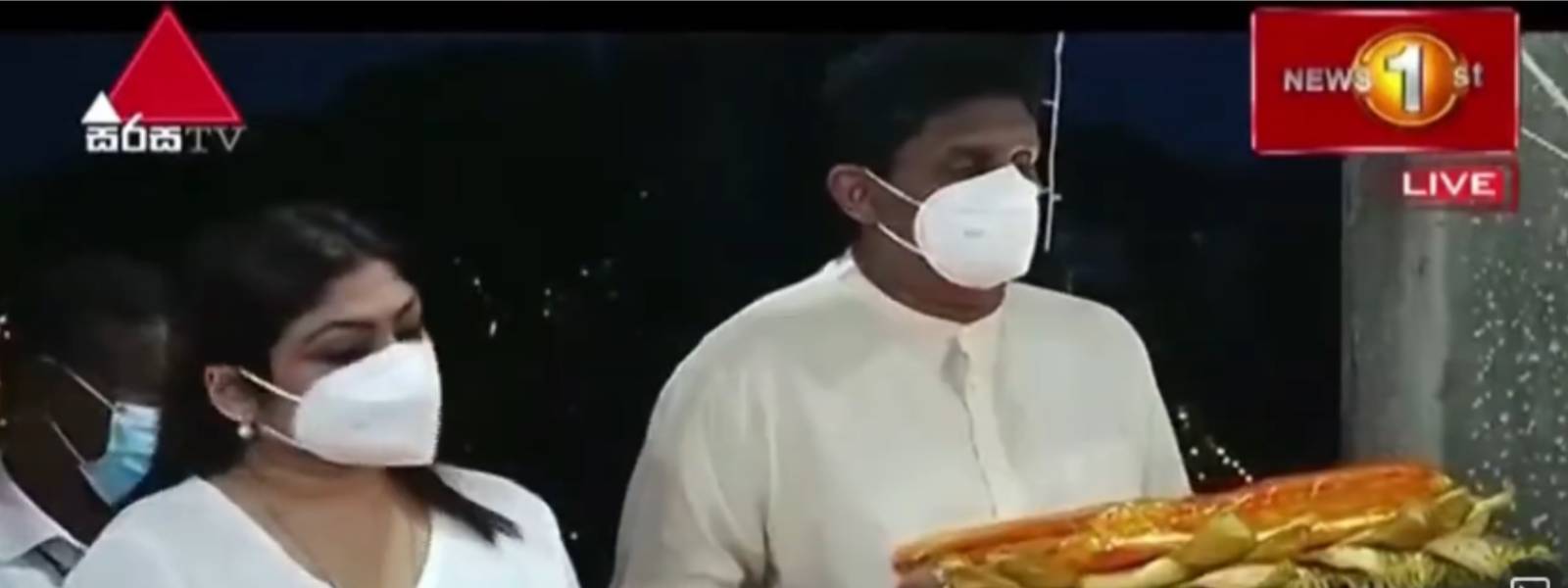 විපක්ෂ නායක සජිත් තන්තිරිමලේ  