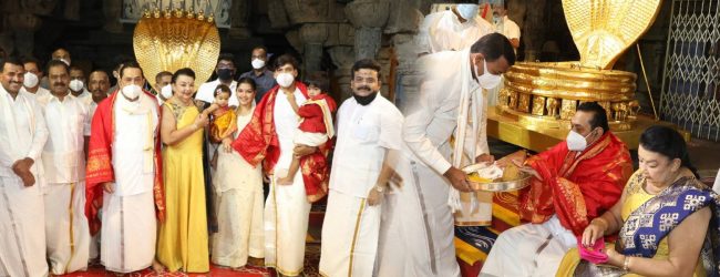 අගමැති තිරුපති වැඳපුදා ගනී 