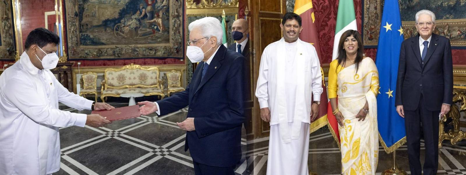 ඉතාලියේ නව තානාපති අක්තපත්‍ර භාරදෙයි 