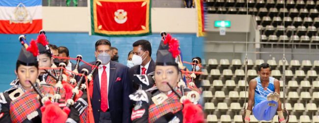 යුද හමුදා ජිම්නාස්ටික් ශූරතාවලියේ ත්‍යාග ප්‍රදානය 