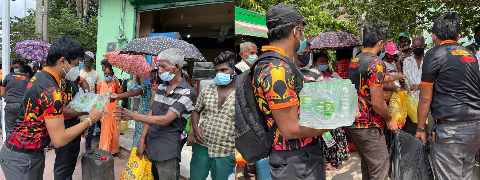 පෝලිම්වල ජනතාවට ගම්මැද්ද  V-Force සවියක් වෙයි  