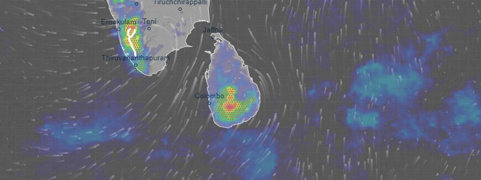  ගිගුරුම් සහිත වැසි සමග ප්‍රබල අකුණු ඇතිවිමේ අවදාන