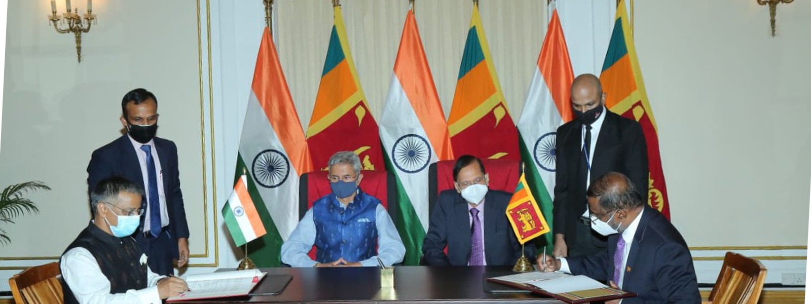 ඉන්දියාව සහ ශ්‍රී ලංකාව අතර ගිවිසුම් 06 ක් 