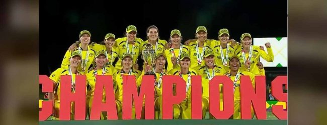 කාන්තා ක්‍රිකට් ලෝක කුසලානය ඔස්ට්‍රේලියාවට