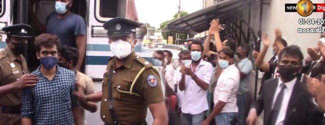මිරිහානේදී අත්අඩංගුවට ගත් සැකකරුවන් අධිකරණය හමුවට.