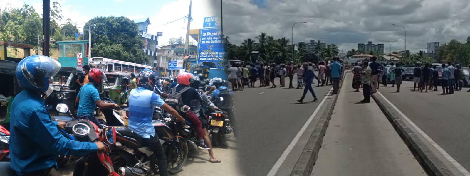කෑන් සහ බූලිවලට ඉන්ධන නොදීමෙන් තෙල් පෝලිම් උණුසුම්