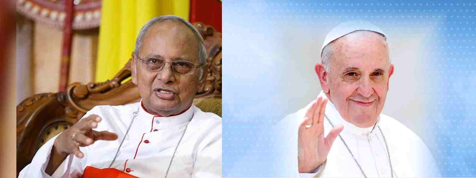 කාදිනල් හිමිපාණන් අද පාප්වහන්සේ හමුවෙයි.. 