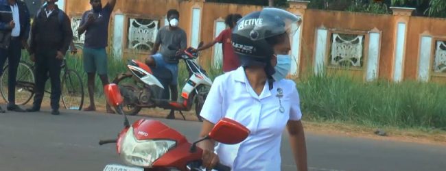 සෞඛ්‍ය සේවකයින්ට සිකුරාදාටත් නැති තෙල්..