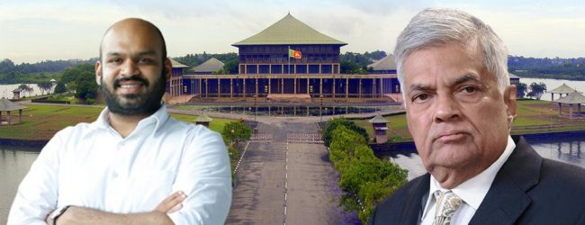 මන්ත්‍රී රාසමාණික්කම්ගෙන් අගමැති රනිල්ට ලිපියක්