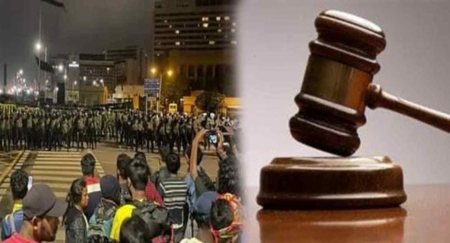 ජනපති කාර්යාලය අසලදී අත්අඩංගුවට ගත් පිරිසට ඇප 