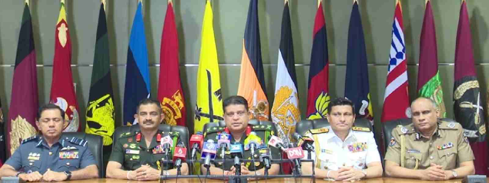 ආරක්ෂක මාණ්ඩලික ප්‍රධානී ජනතාවගෙන් කළ ඉල්ලීම 