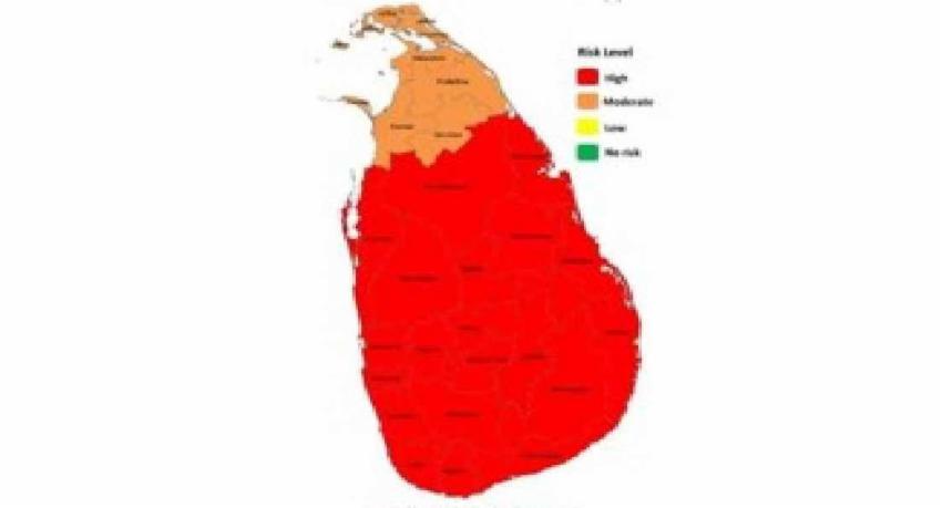 පහළ වායුගෝලීය කැළඹිලි තත්ත්වය තවදුරටත්... හෙට (01)
