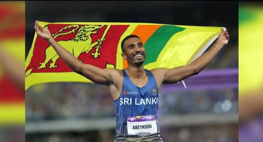යුපුන් අබේකෝන් මීටර් 100 අවසන් වටයට