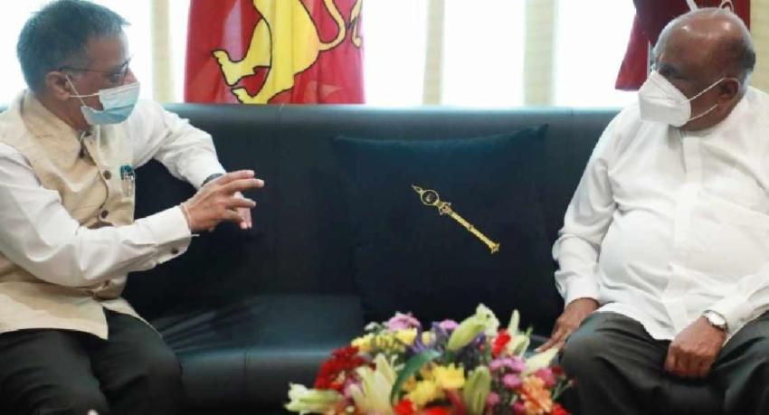 ඉන්දීය මහ කොමසාරිස් කතානායක මහින්ද යාපා හමුවෙයි