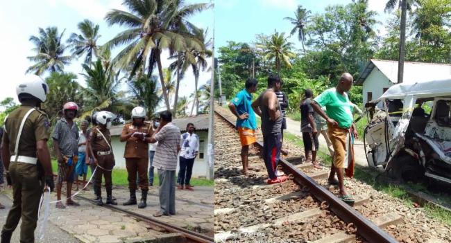 ගාල්ල සහ බලපිටියේ දුම්රිය අනතුරු දෙකක්