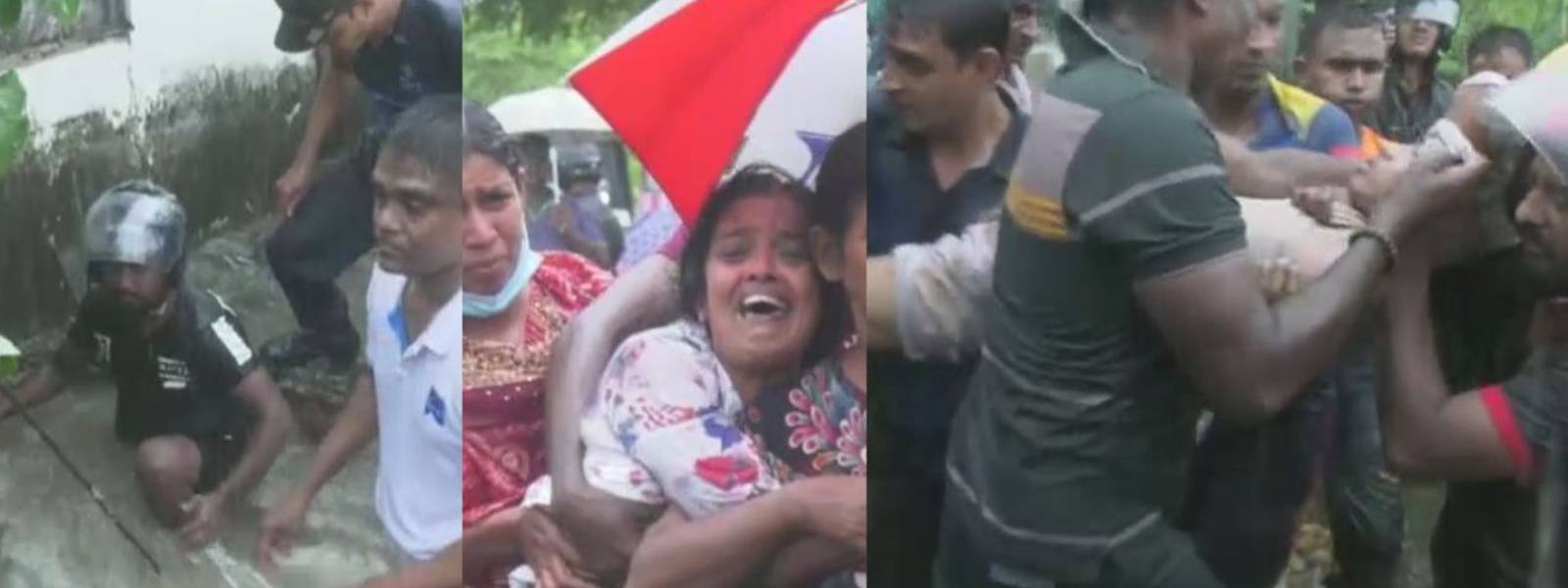 මහ වැස්සේ බෝක්කුවක සිරවුණු පාසල් දරුවෙකු මිය යයි
