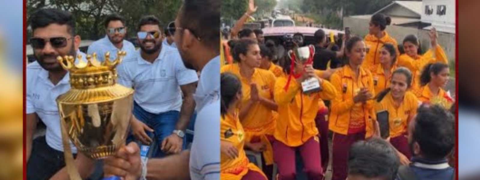 උණුසුම් පිළිගැනීමක් මැද පැමිණි විශිෂ්ටයින්..