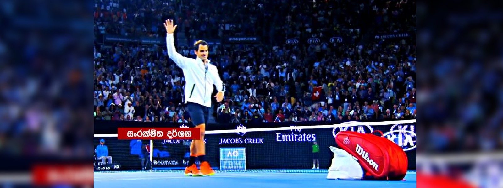 ටෙනිස් පිටියට සමුදෙන විශිෂ්ටයා