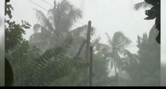 ප්‍රදේශ රැසකට තද වැසි...