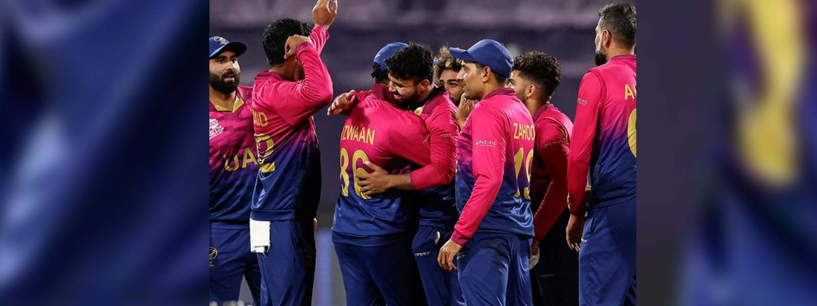 UAE T20 ලෝක කුසලානයක පළමු ජය ලබයි..