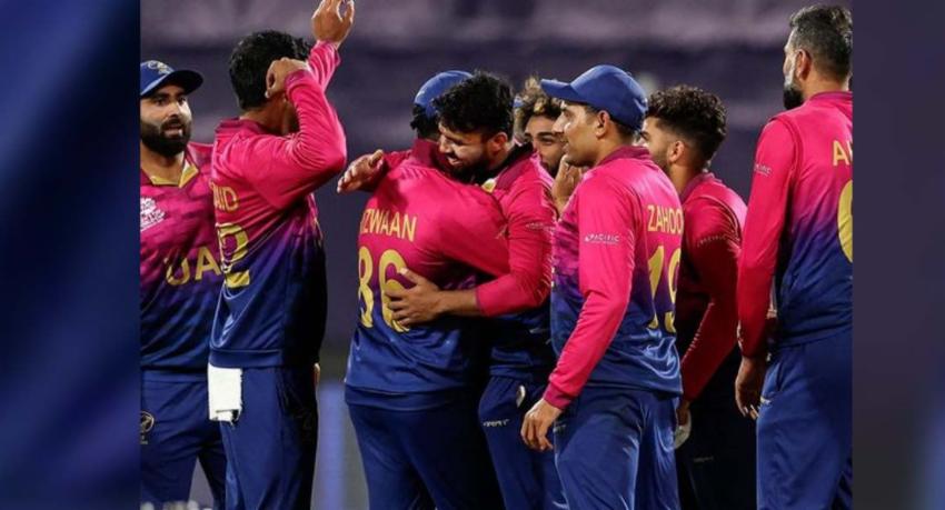 UAE T20 ලෝක කුසලානයක පළමු ජය ලබයි..