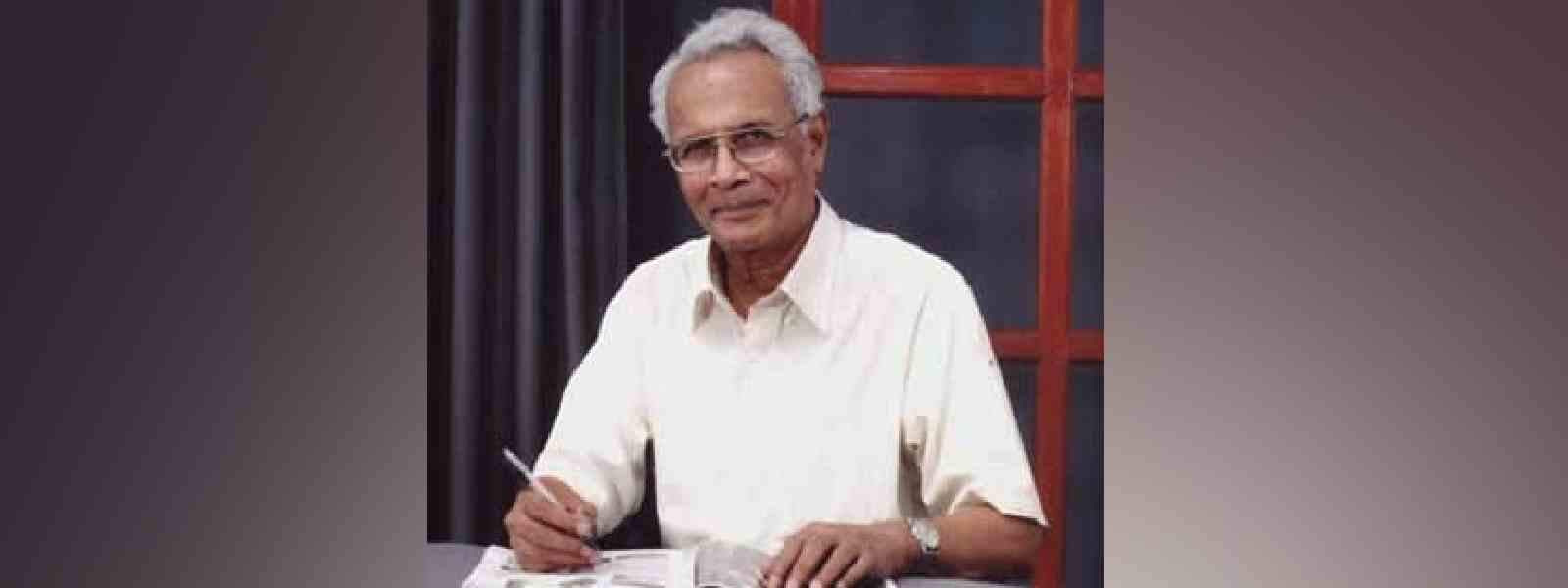 මහාචාර්ය මර්ලින් පීරිස් මහතා අභාවප්‍රාප්ත වෙයි