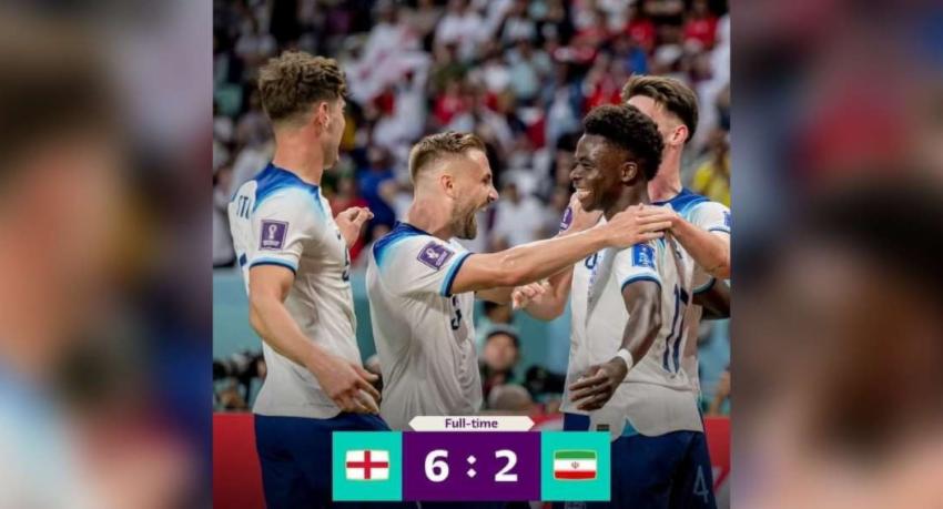 ඉරානයට එරෙහිව එංගලන්තයට ජය