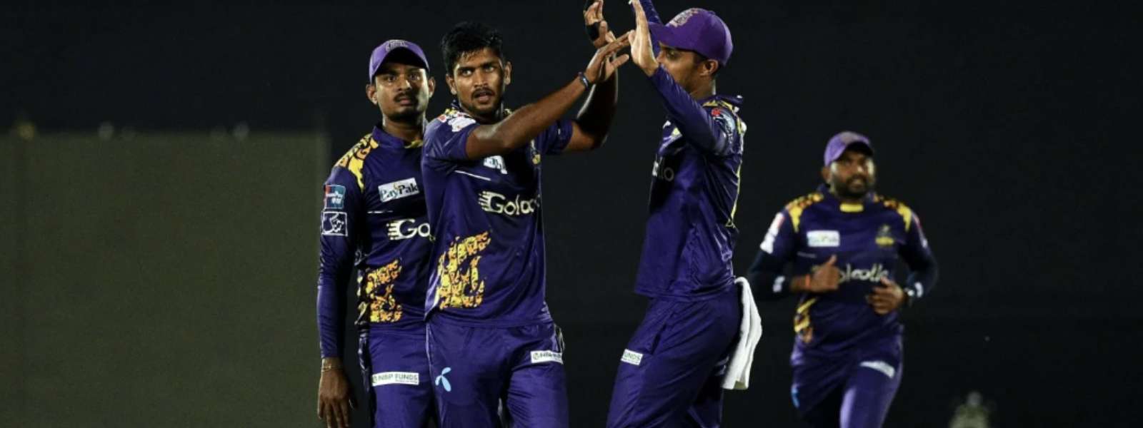 Colombo Stars ට එරෙහිව Galle Gladiators ට ලකුණු 25