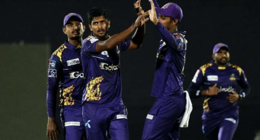 Colombo Stars ට එරෙහිව Galle Gladiators ට ලකුණු 25