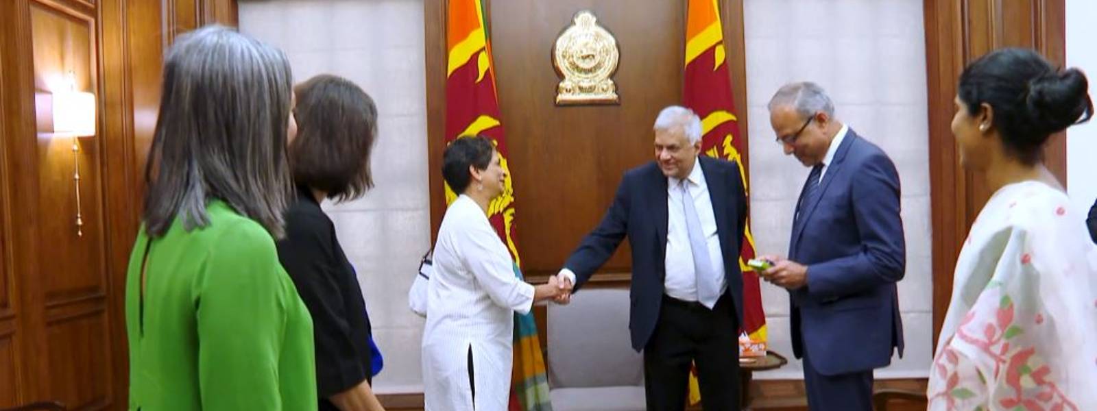 එ.ජා.සහකාර මහලේකම් ජනපති හමුවට