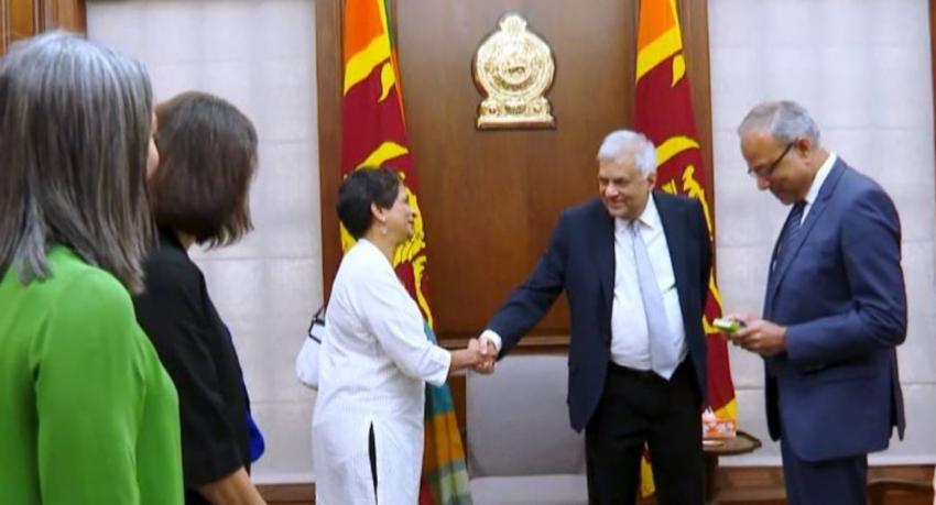 එ.ජා.සහකාර මහලේකම් ජනපති හමුවට